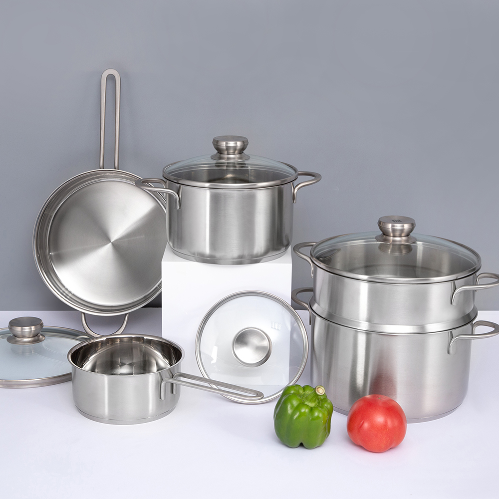 Set di pentole in acciaio inossidabile JY-NY-set