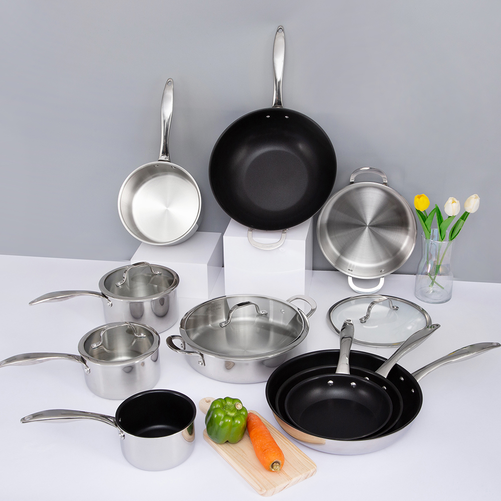 Set di pentole in acciaio inossidabile JY-SN&SNT-set