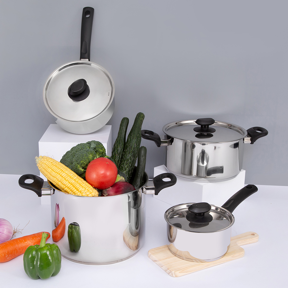 Set di pentole in acciaio inossidabile JY-RS-set